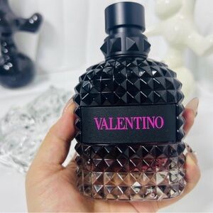 Valentino Studded Black and Pink Perfume